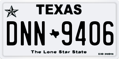 TX license plate DNN9406
