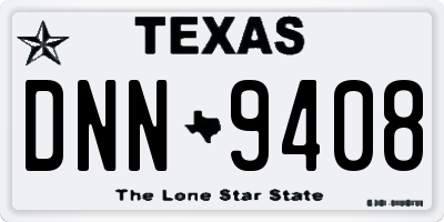 TX license plate DNN9408