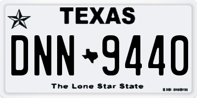 TX license plate DNN9440