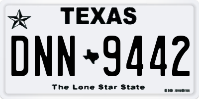 TX license plate DNN9442