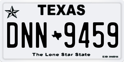 TX license plate DNN9459