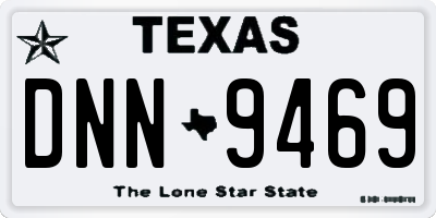 TX license plate DNN9469