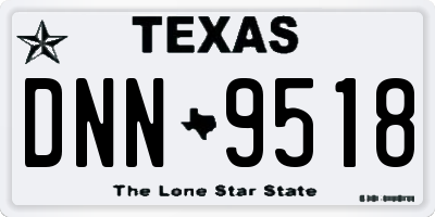 TX license plate DNN9518