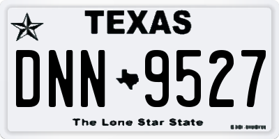 TX license plate DNN9527