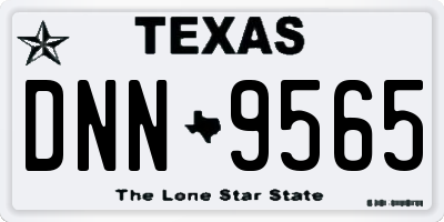 TX license plate DNN9565