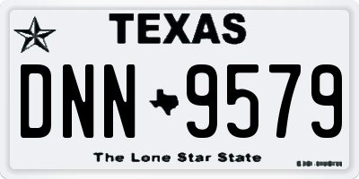 TX license plate DNN9579