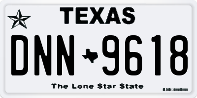 TX license plate DNN9618