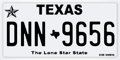 TX license plate DNN9656