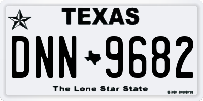 TX license plate DNN9682