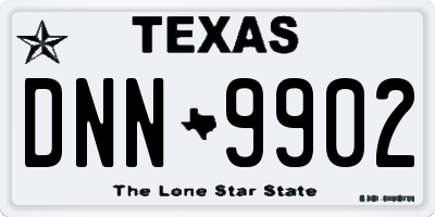 TX license plate DNN9902