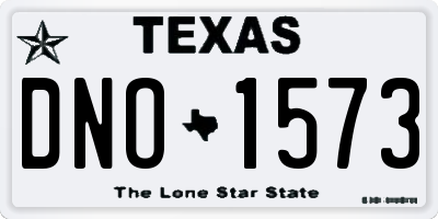 TX license plate DNO1573