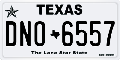 TX license plate DNO6557