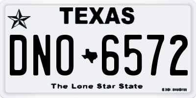 TX license plate DNO6572