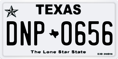 TX license plate DNP0656