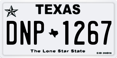 TX license plate DNP1267