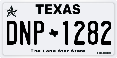 TX license plate DNP1282