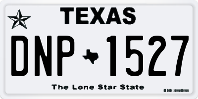 TX license plate DNP1527