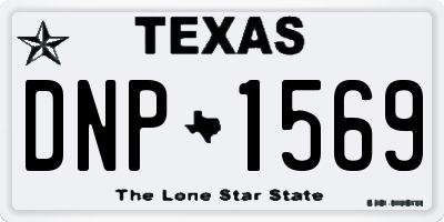 TX license plate DNP1569