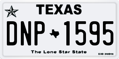 TX license plate DNP1595