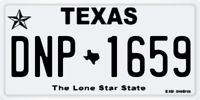 TX license plate DNP1659