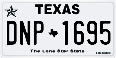 TX license plate DNP1695