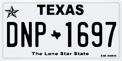 TX license plate DNP1697