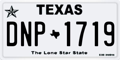 TX license plate DNP1719