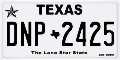 TX license plate DNP2425