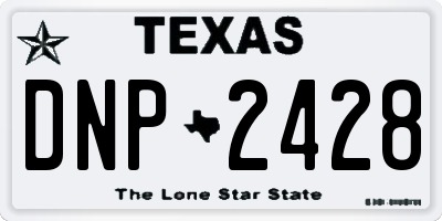 TX license plate DNP2428