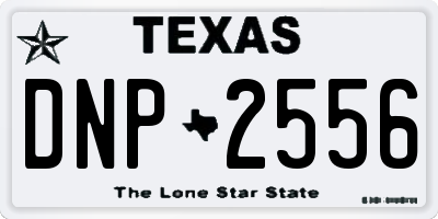 TX license plate DNP2556