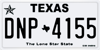 TX license plate DNP4155