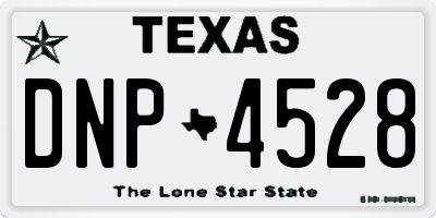 TX license plate DNP4528