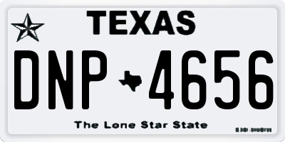 TX license plate DNP4656