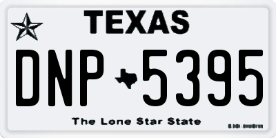 TX license plate DNP5395