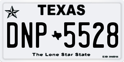 TX license plate DNP5528