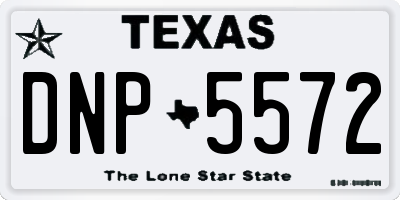 TX license plate DNP5572