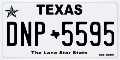 TX license plate DNP5595