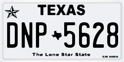 TX license plate DNP5628