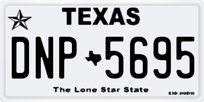 TX license plate DNP5695