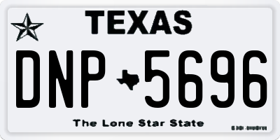 TX license plate DNP5696