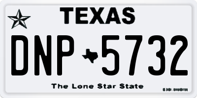 TX license plate DNP5732