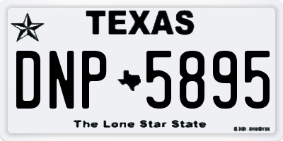 TX license plate DNP5895