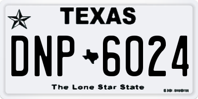 TX license plate DNP6024