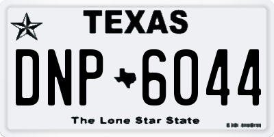 TX license plate DNP6044