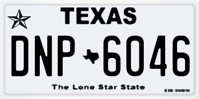 TX license plate DNP6046