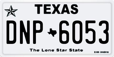 TX license plate DNP6053