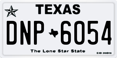 TX license plate DNP6054