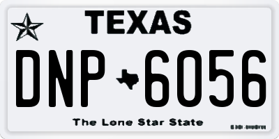 TX license plate DNP6056