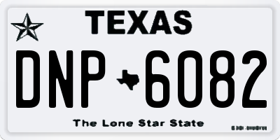 TX license plate DNP6082