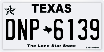 TX license plate DNP6139